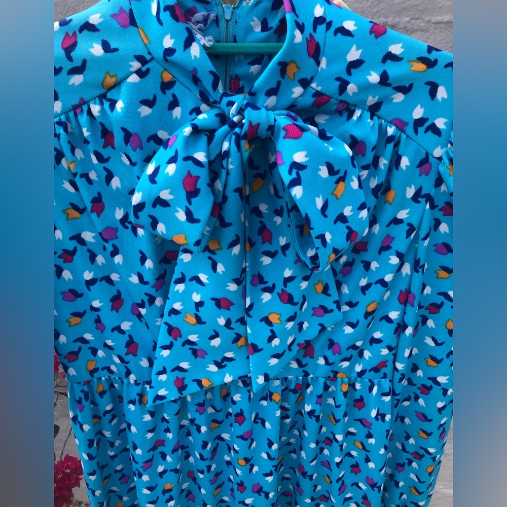 Vintage Kate spade esque tiered long sleeve dress - Picture 6 of 10